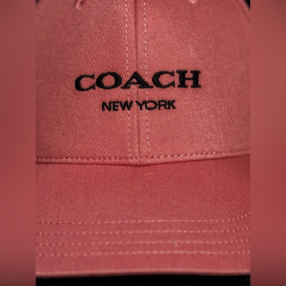 Coach New York Logo Pink Embroidered Adjustable Closure
Designer Baseball Hat - Picture 16 of 16